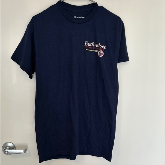 NWOT Budweiser Men's Navy T-Shirt - Picture 6 of 6